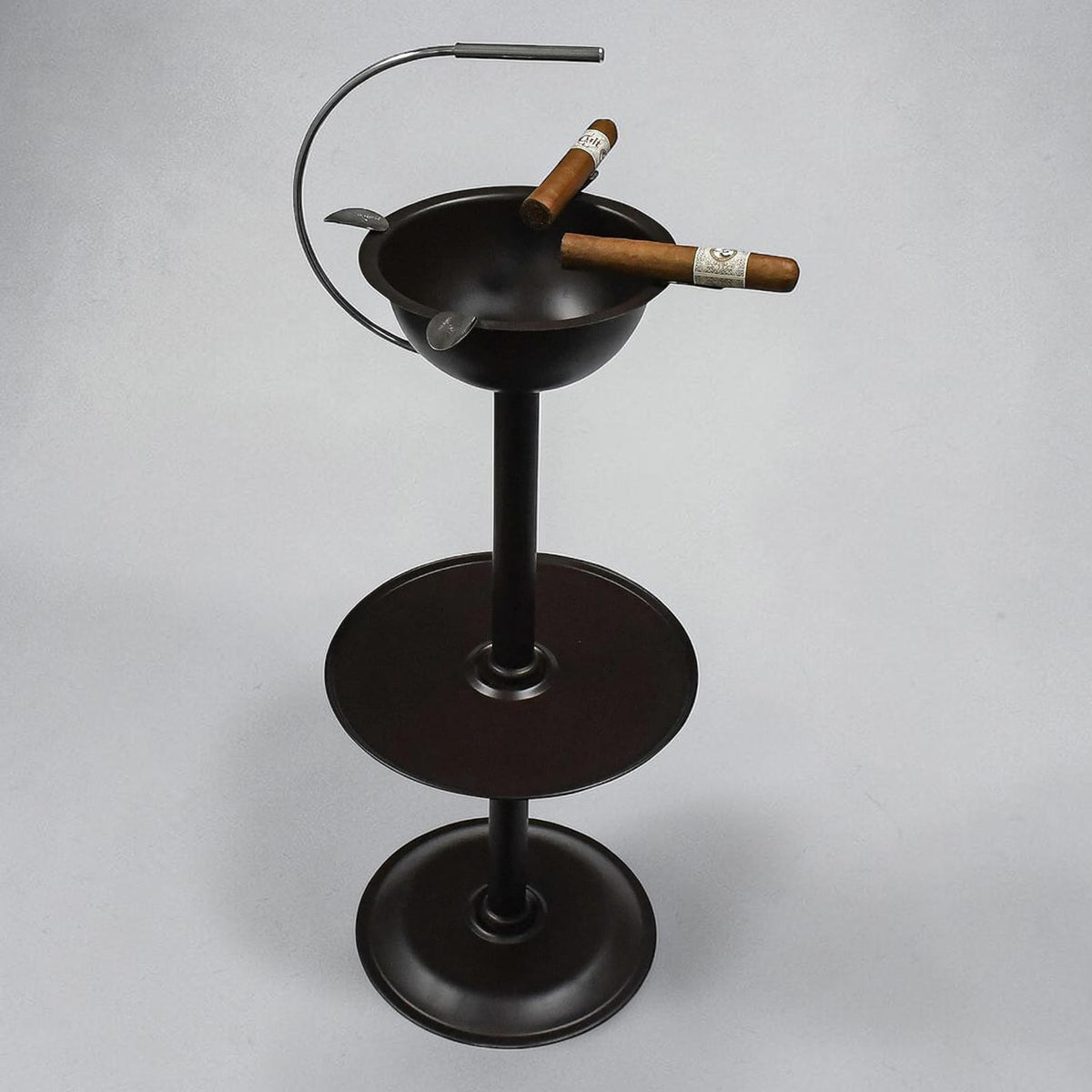 Stinky Cigar Floor Standing Ashtray with Accessory Tray