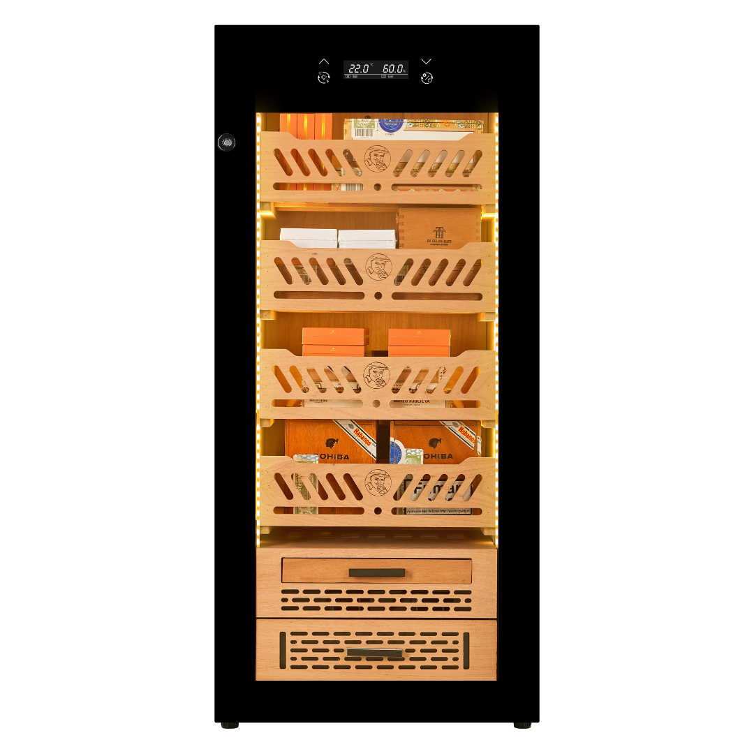 Yohtron YC-88 Black - 450 Cigar Humidor