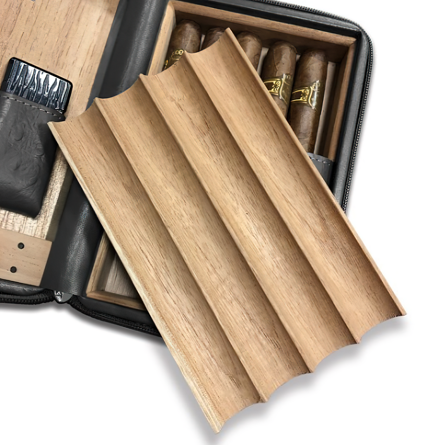 The Manhattan (Black) - 8 Cigar Humidor