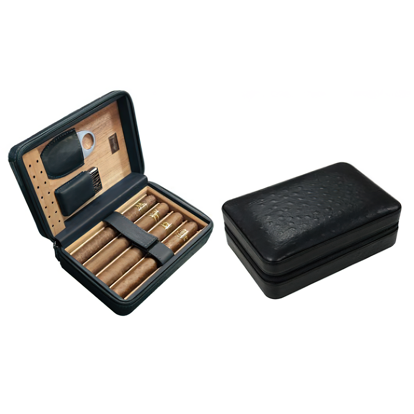 The Manhattan (Black) - 8 Cigar Humidor