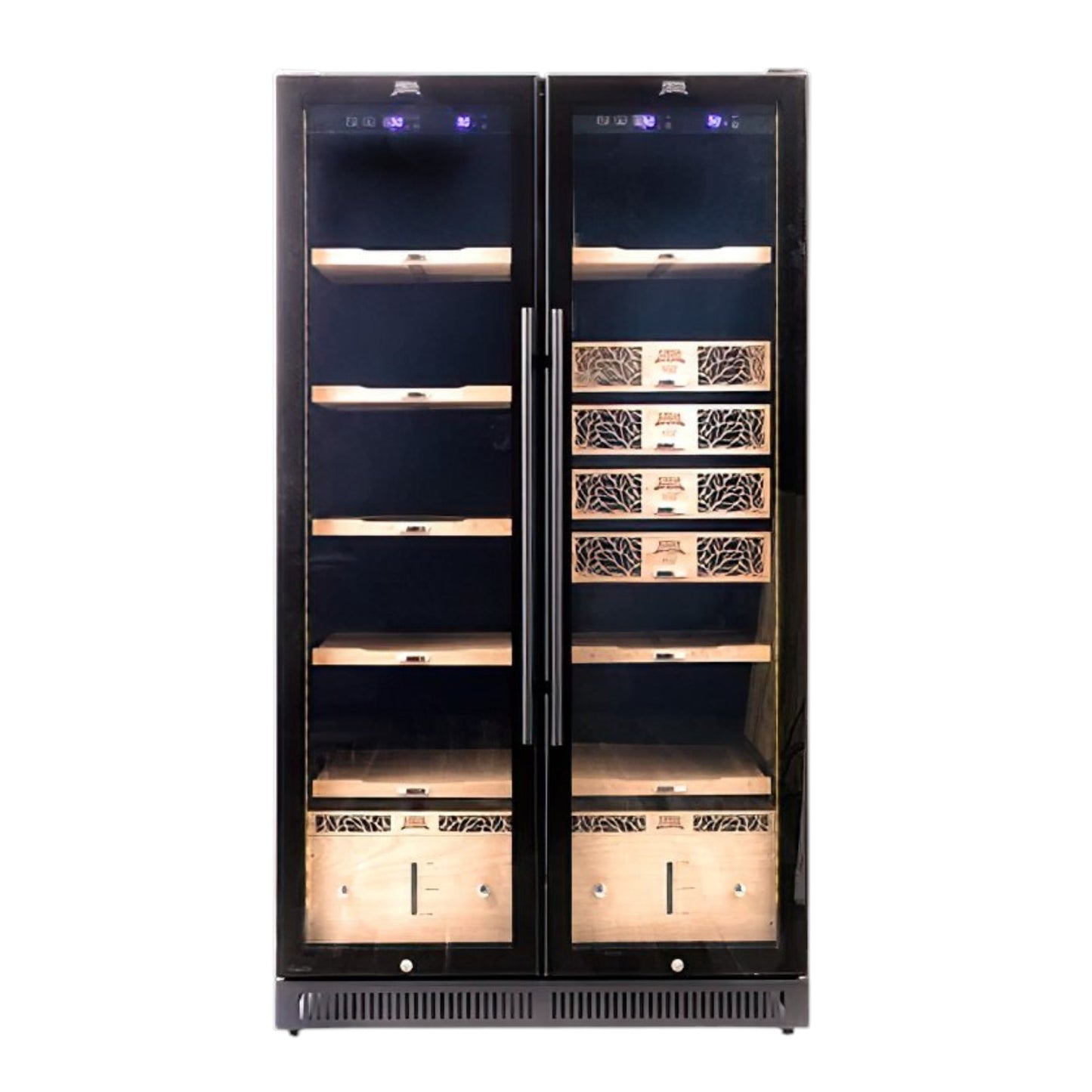 Humidor Supreme 9200 Series Dual Zone Climate Controlled Electric Humidor