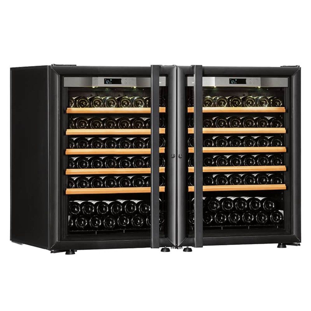 Transtherm Loft 148-Bottle Double-Door Wine Cooler Single Zone