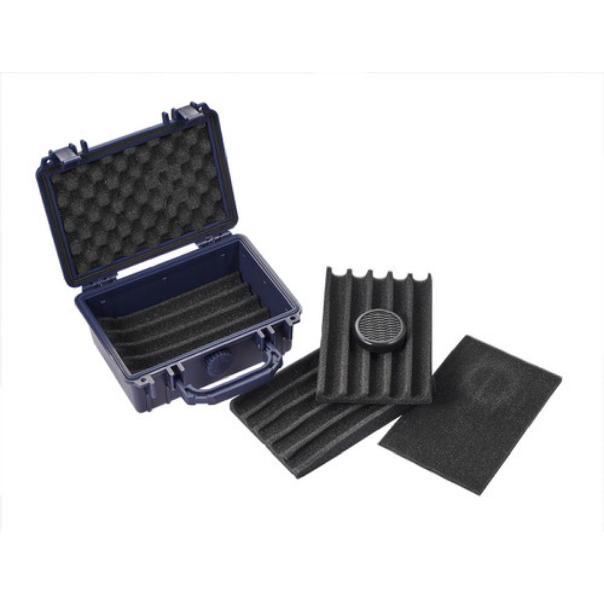 Visol Rider Hard Plastic Travel Humidor - 15 Cigars