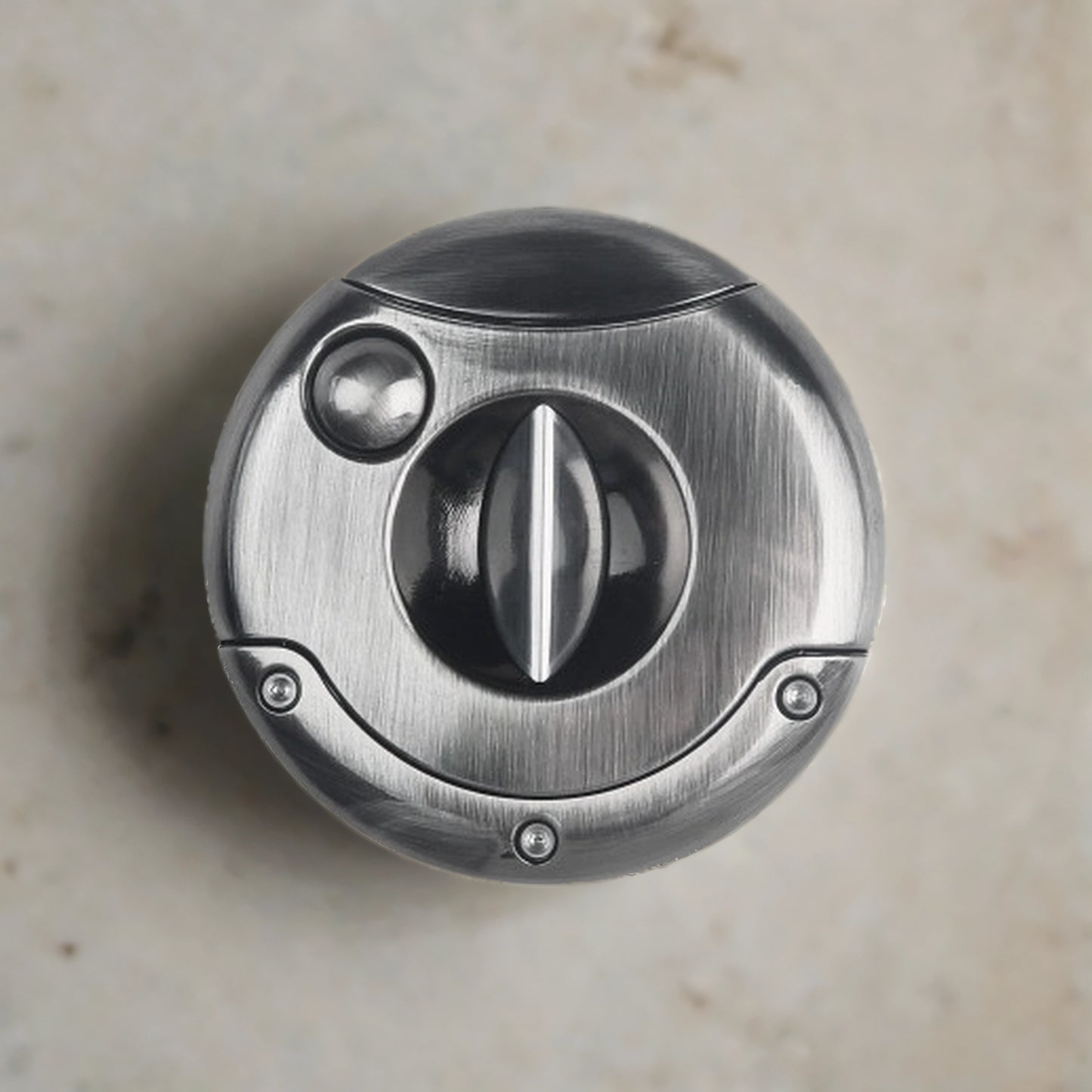 Visol V Sphere Cigar Cutter - Gunmetal