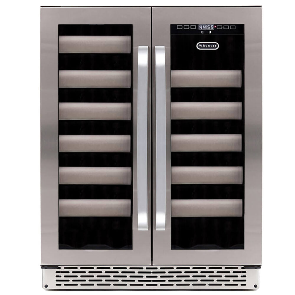 Whynter 40 Bottle Dual Zone Wine Fridge BWR-401DS Elite 24″