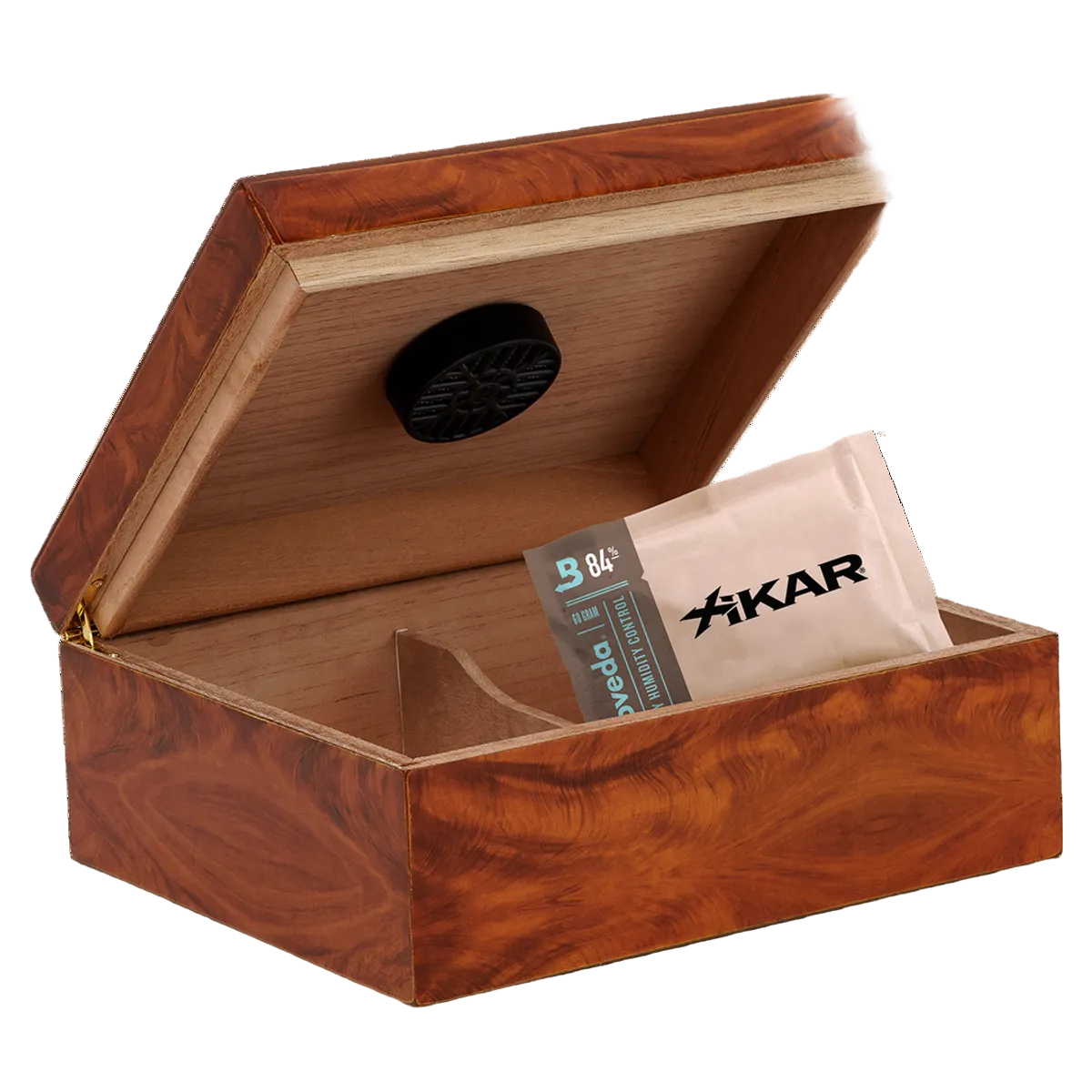Humidor Supreme® Eclat Burl - 40 Cigar Humidor
