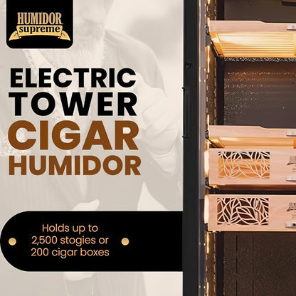 Humidor Supreme® Large Electronic Humidor - 2500 Cigars