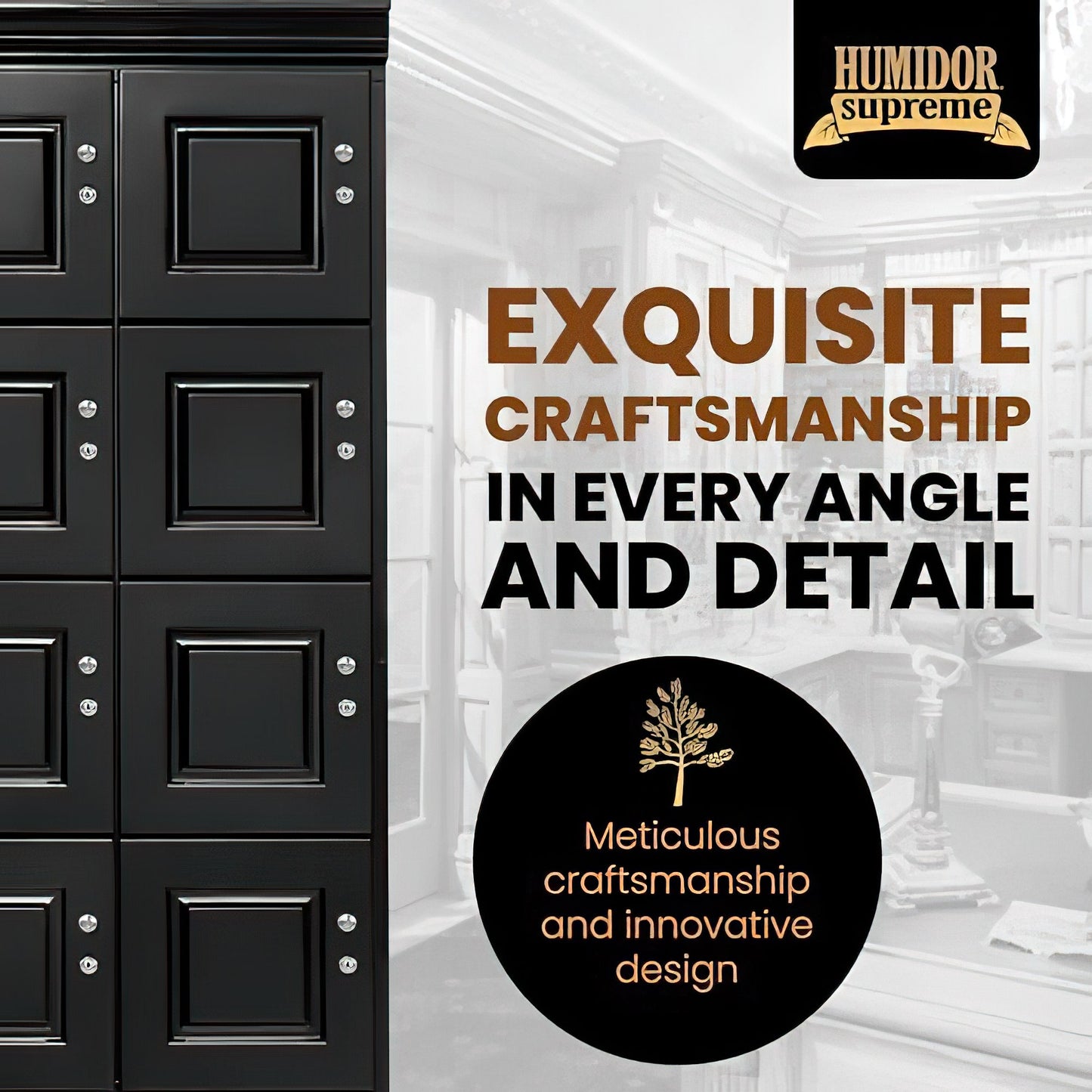 Humidor Supreme® Large Cigar Locker - 8500 Cigars