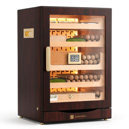 Glencreag M26FM-B Classic Cigar Humidor Cabinet - 250 Capacity