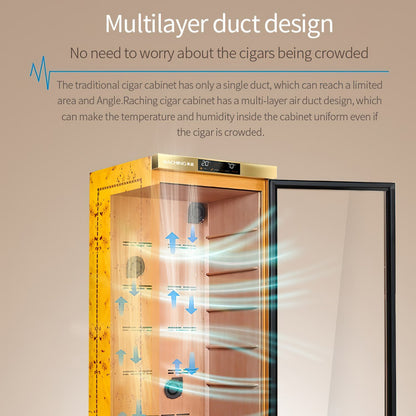 Raching MON1800A Gold Burl - 1200 Cigars