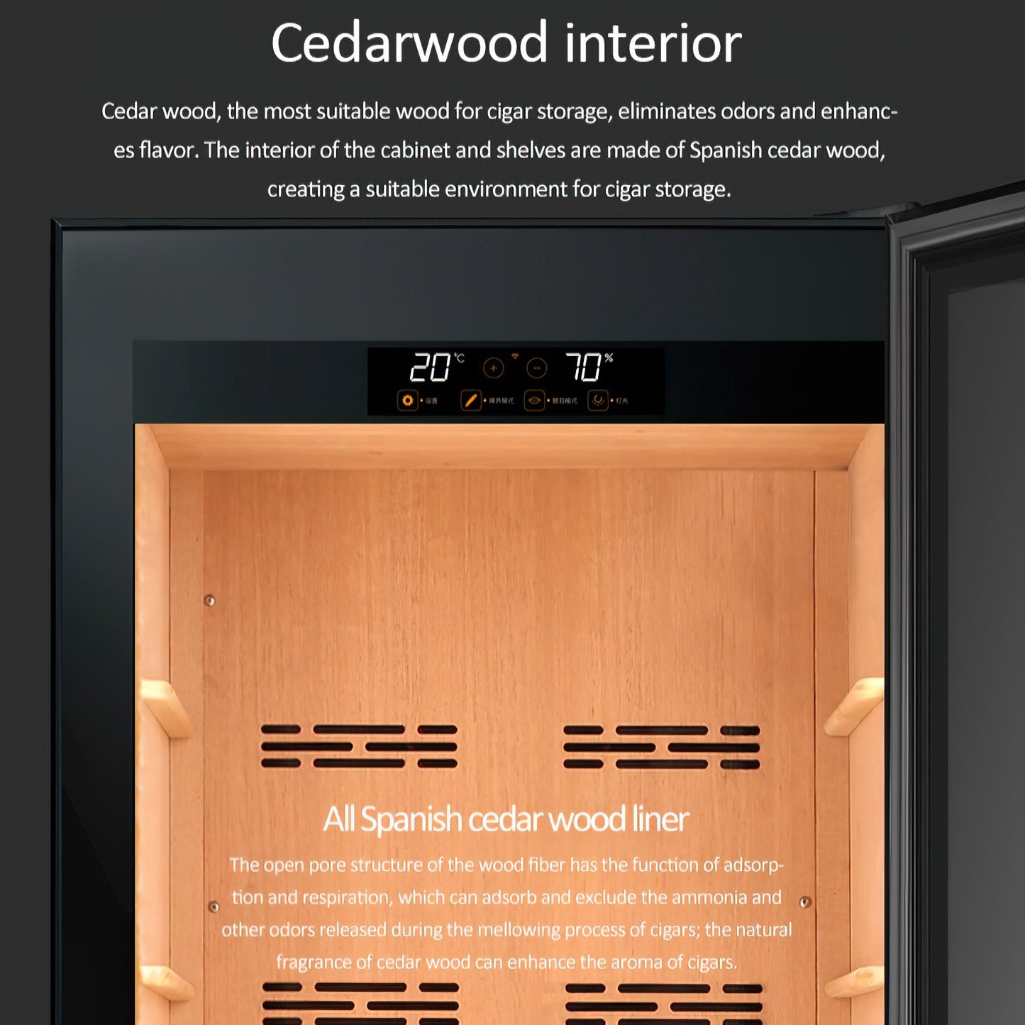 Raching SD800 Electric Humidor - 3200 Cigars