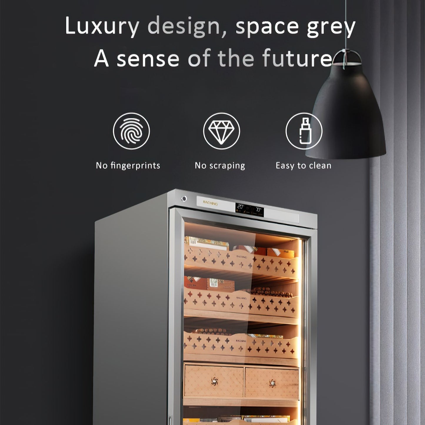 Raching CT48A Stainless Steel - 4000 Cigars