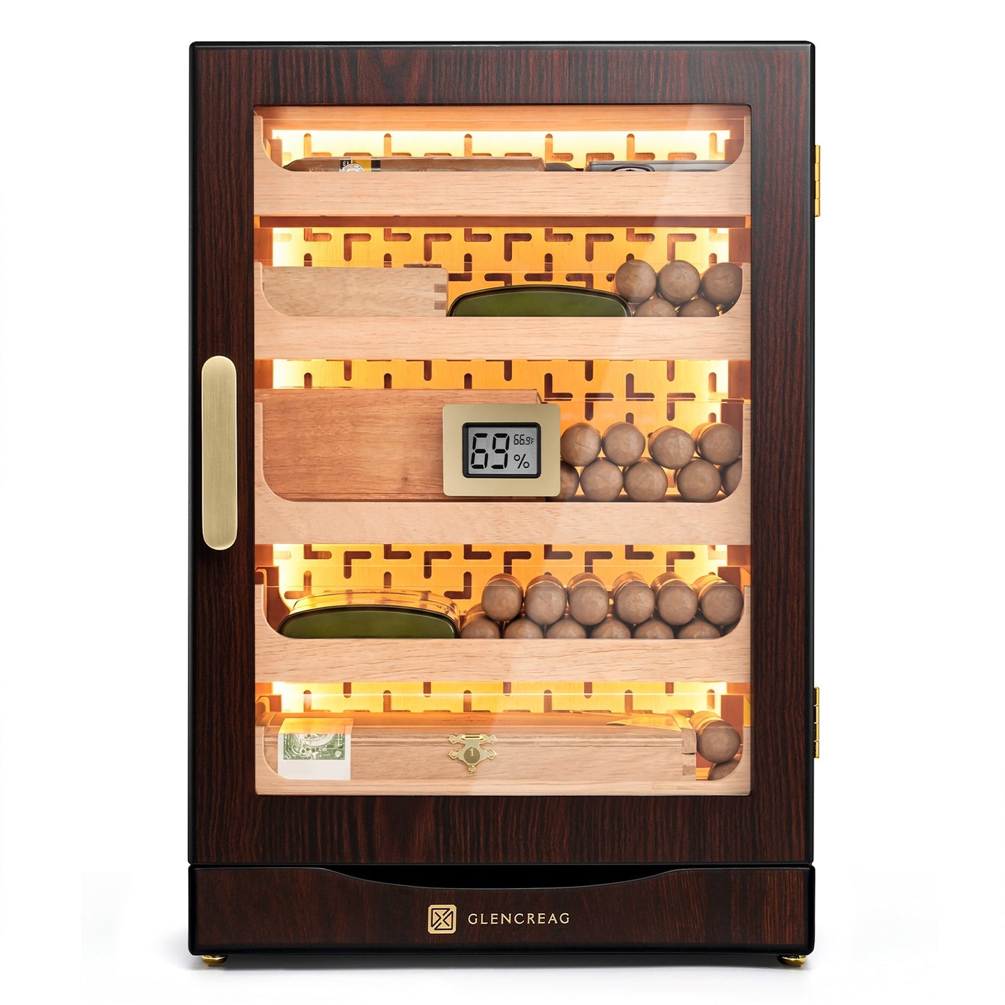 Glencreag M26FM-B Classic Cigar Humidor Cabinet - 250 Capacity
