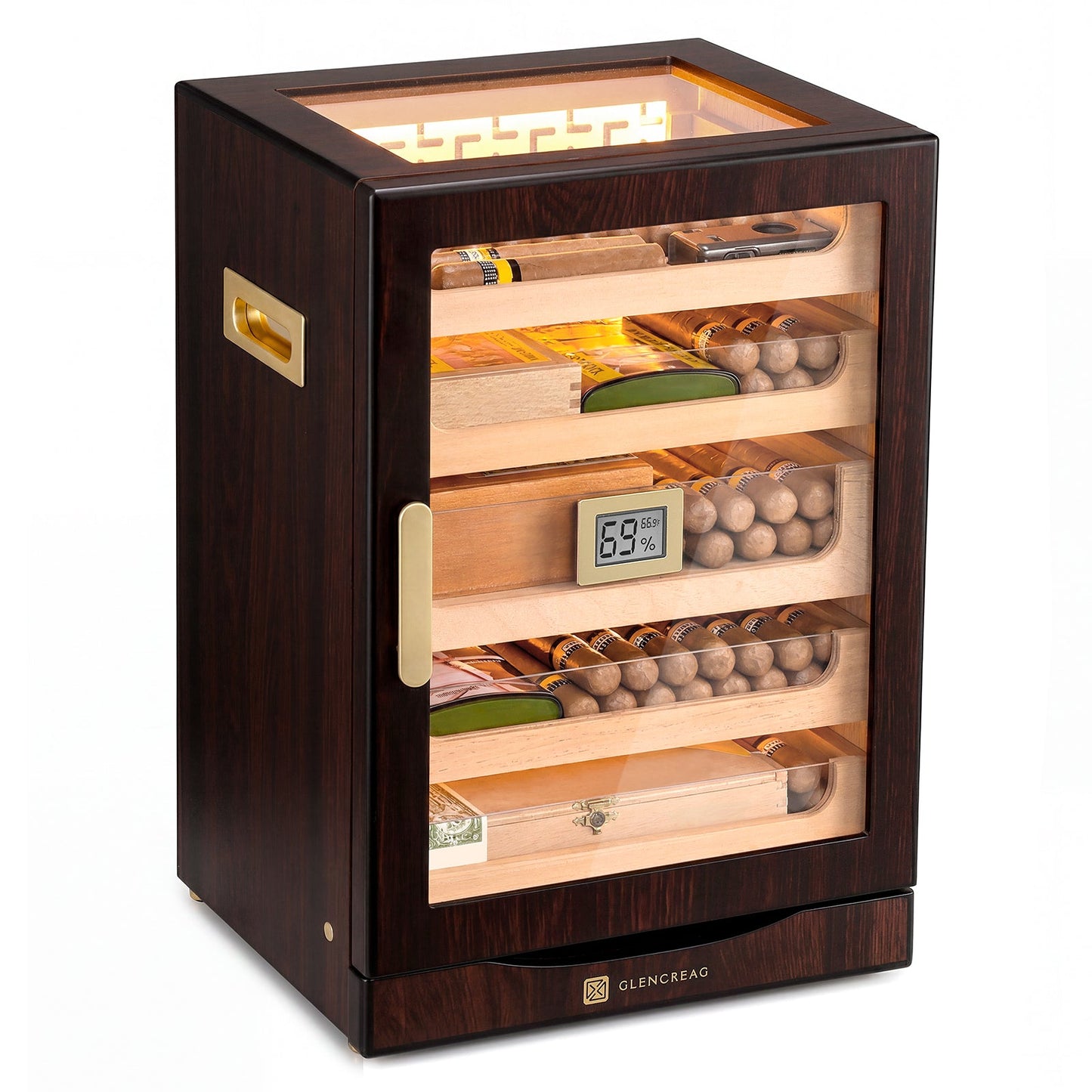 Glencreag M26FM-B Classic Cigar Humidor Cabinet - 250 Capacity