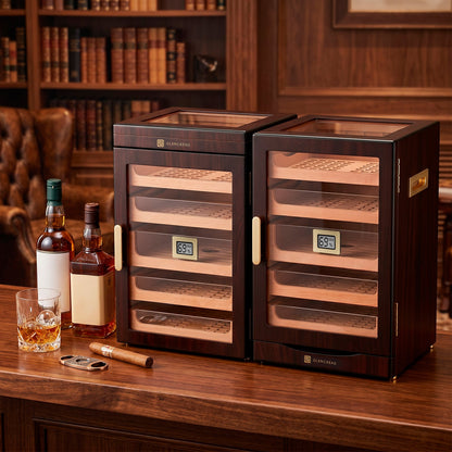 Glencreag M26FM-T Humidor Cabinet with Top Storage (250 Cigars)