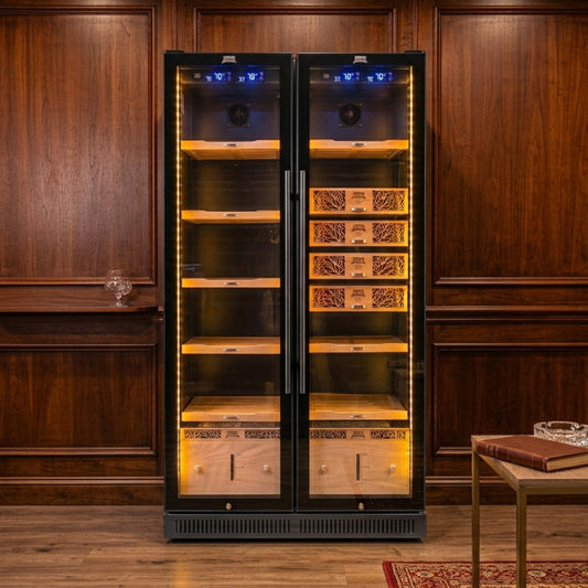 Humidor Supreme 9200 Series Dual Zone Climate Controlled Electric Humidor