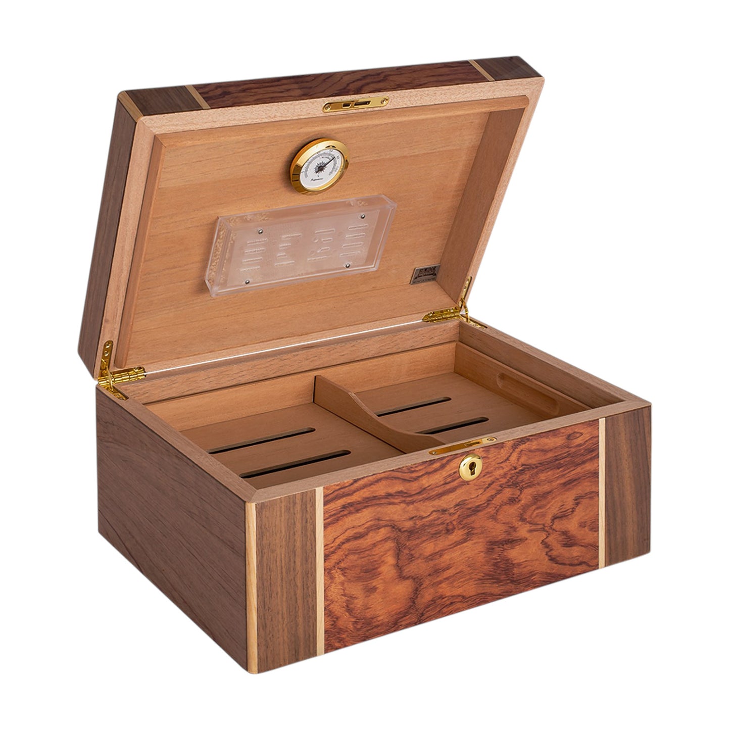 Amarone Bubinga Desktop Humidor - 40 Cigars