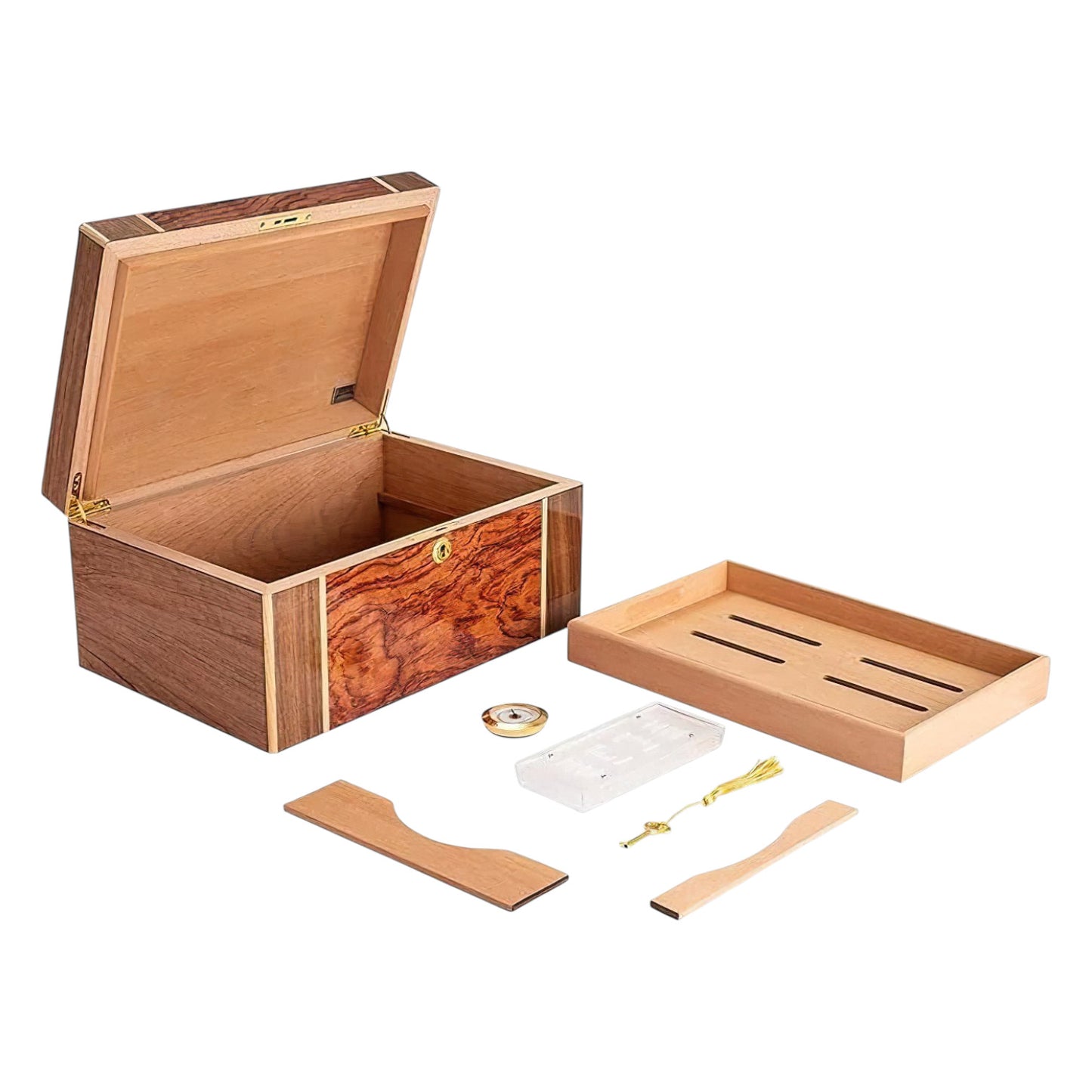 Amarone Bubinga Desktop Humidor - 40 Cigars