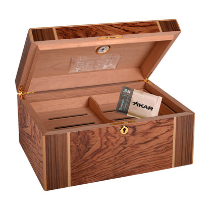 Amarone Bubinga Desktop Humidor - 40 Cigars