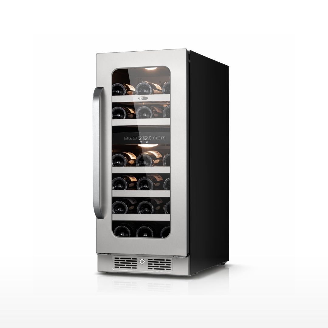 Whynter 29-Bottle Built-In Wine Cooler Dual Zone
