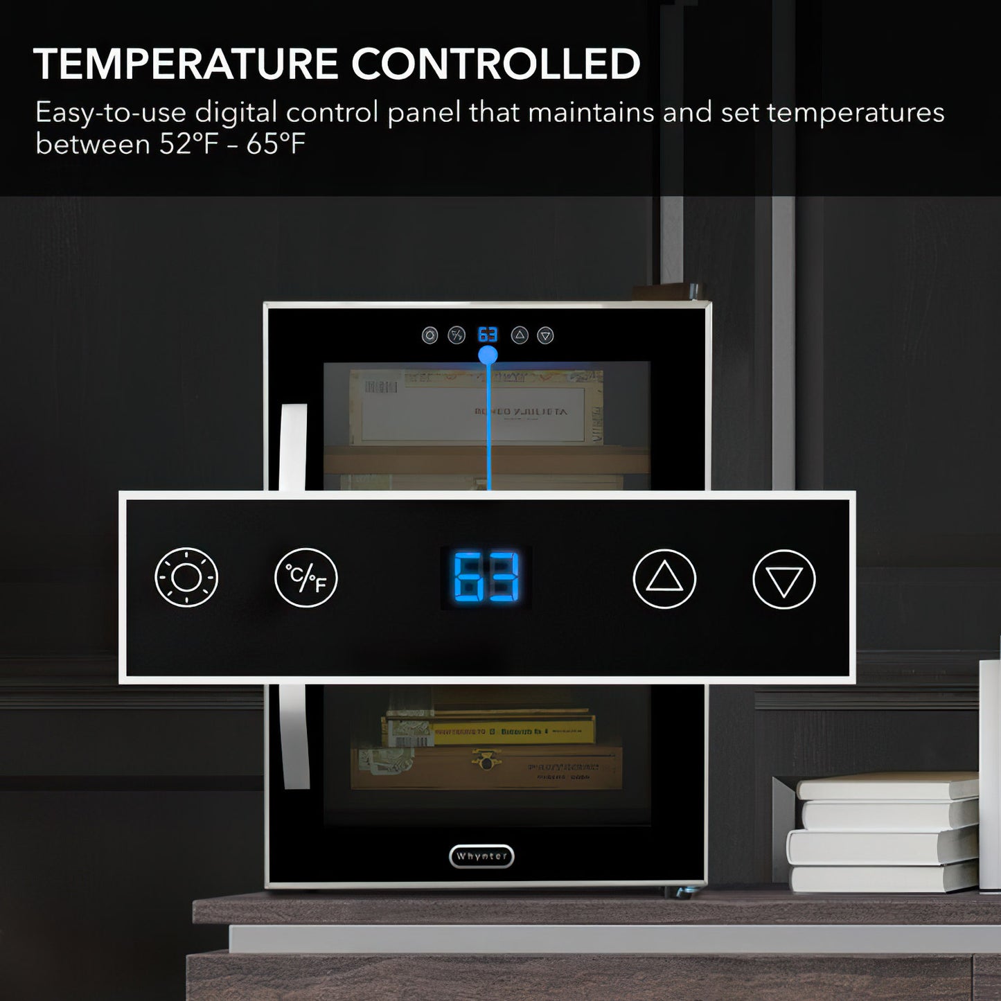 Whynter CHC-122BD Cooler Humidor - 250 Cigars