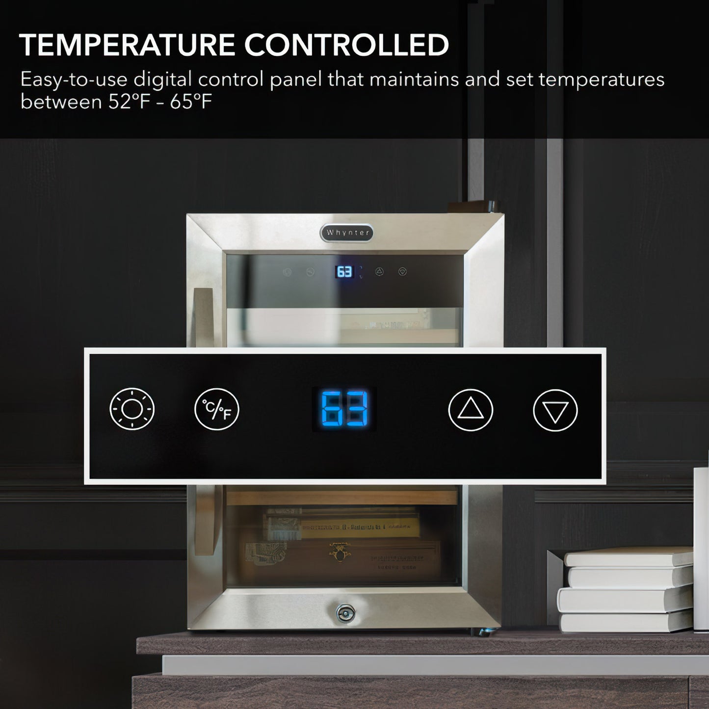 Whynter CHC-123DS Cooler Humidor - 250 Cigars