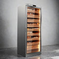 Raching CT48A Stainless Steel 4000-Cigar Climate Control Humidor