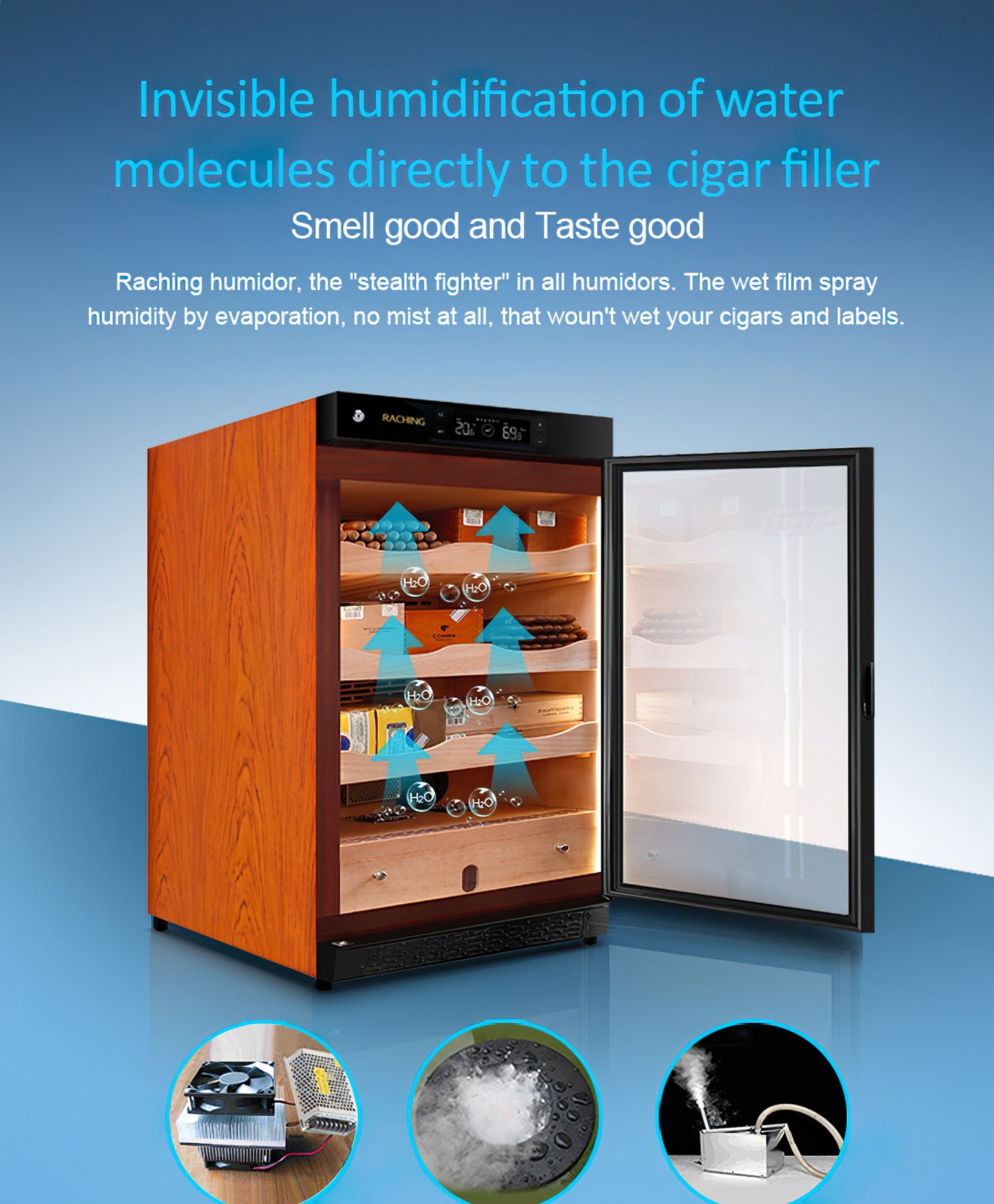 Raching C230A Black - 1200 Cigars