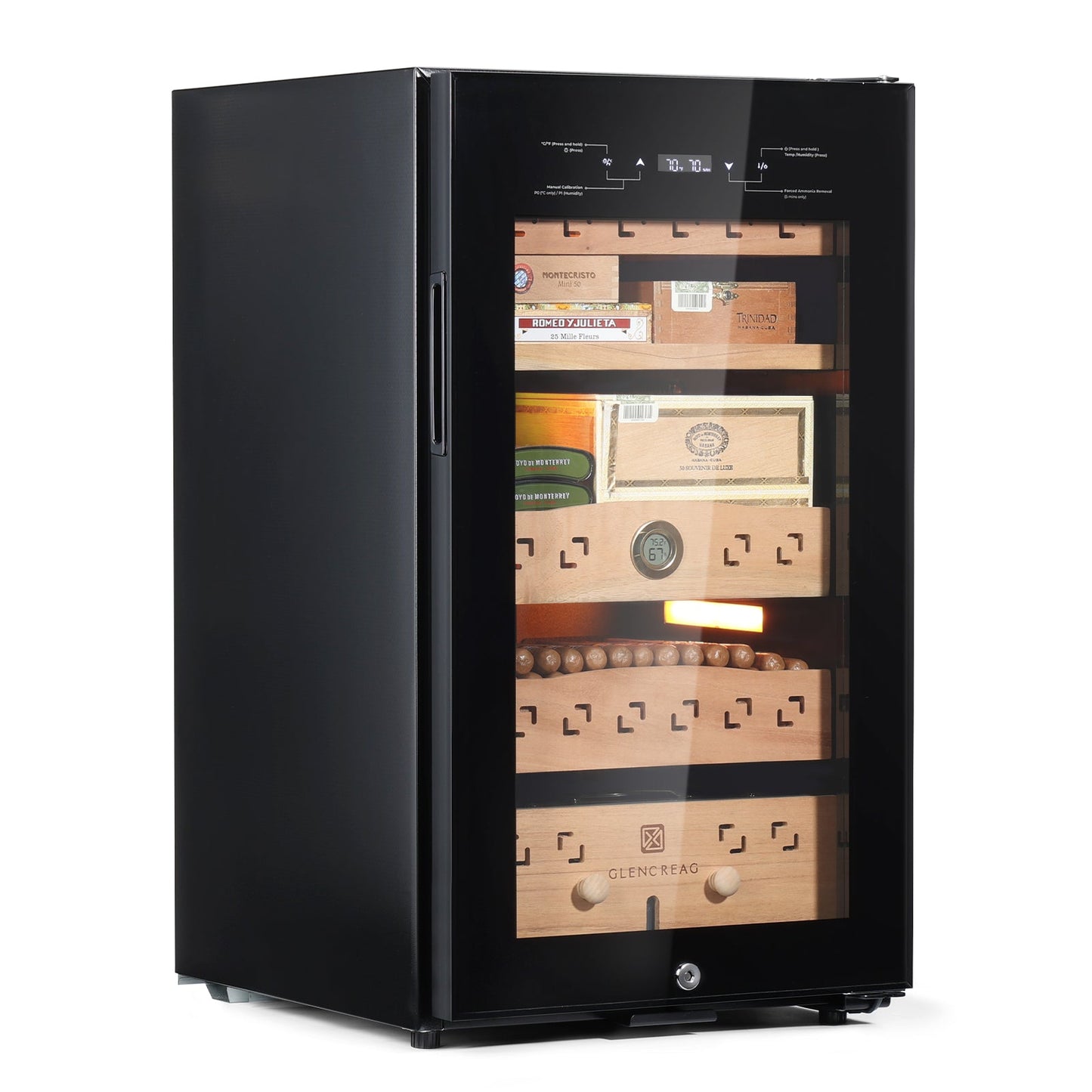 Glencreag CM80D Climate Controlled Electric Humidor Cabinet (900 Cigars)