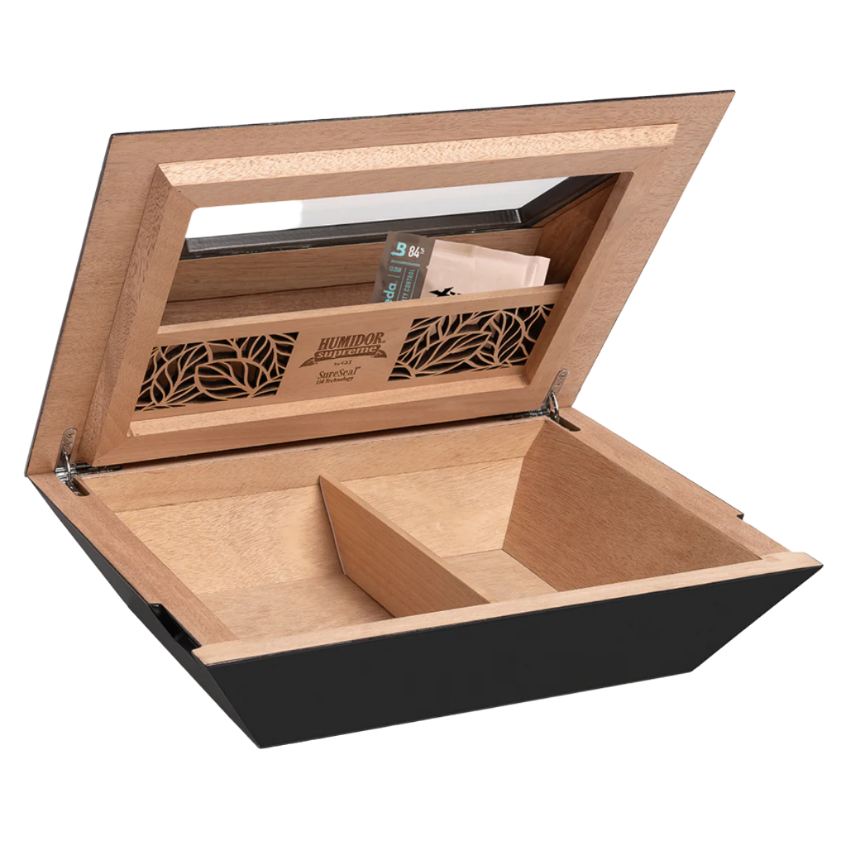 Aria Glasstop Humidor - 80 Cigars