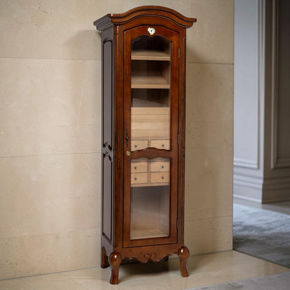 Humidor Supreme Antique Mahogany Tower Kit (2000+ Cigars)
