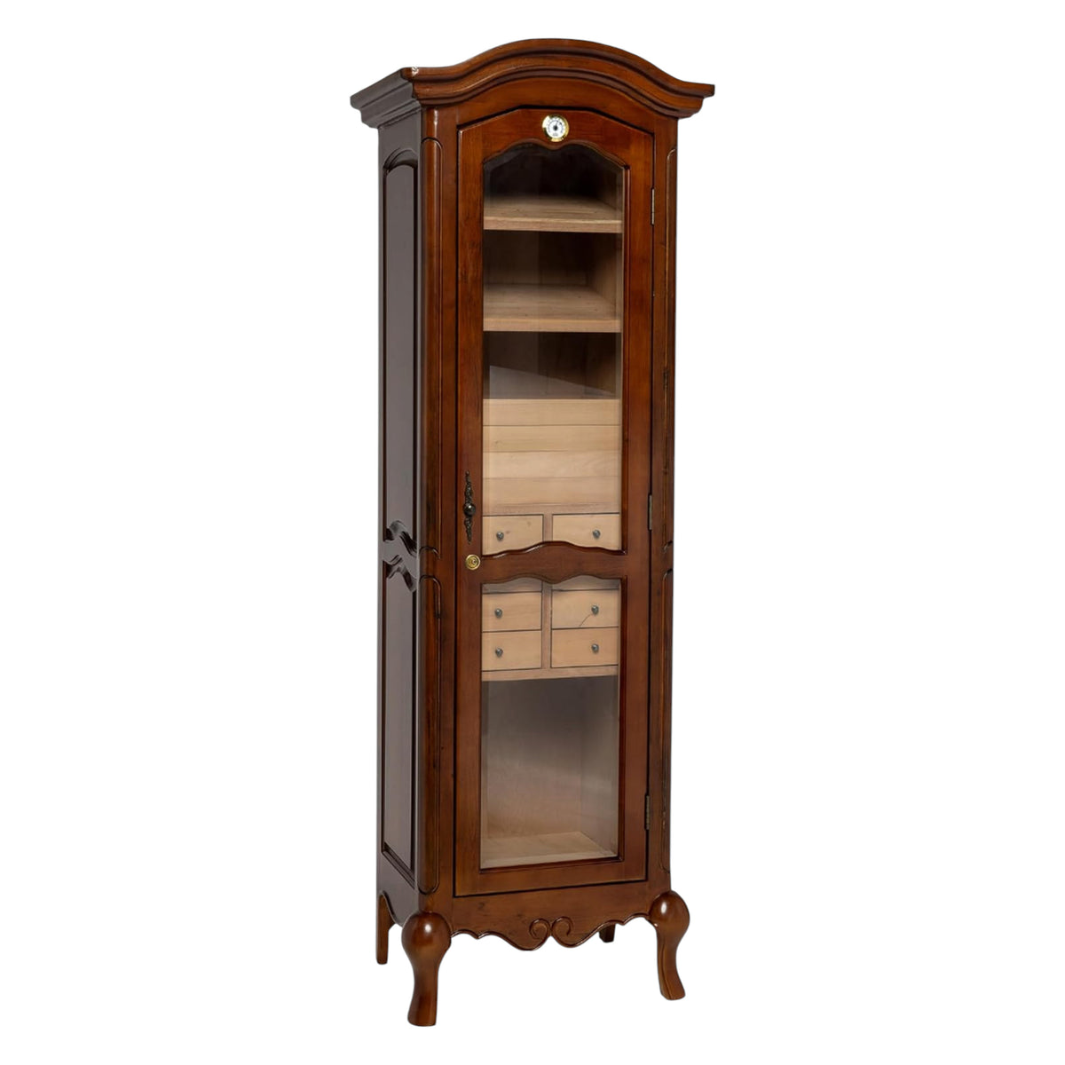Humidor Supreme Antique Mahogany Tower Kit (2000+ Cigars)