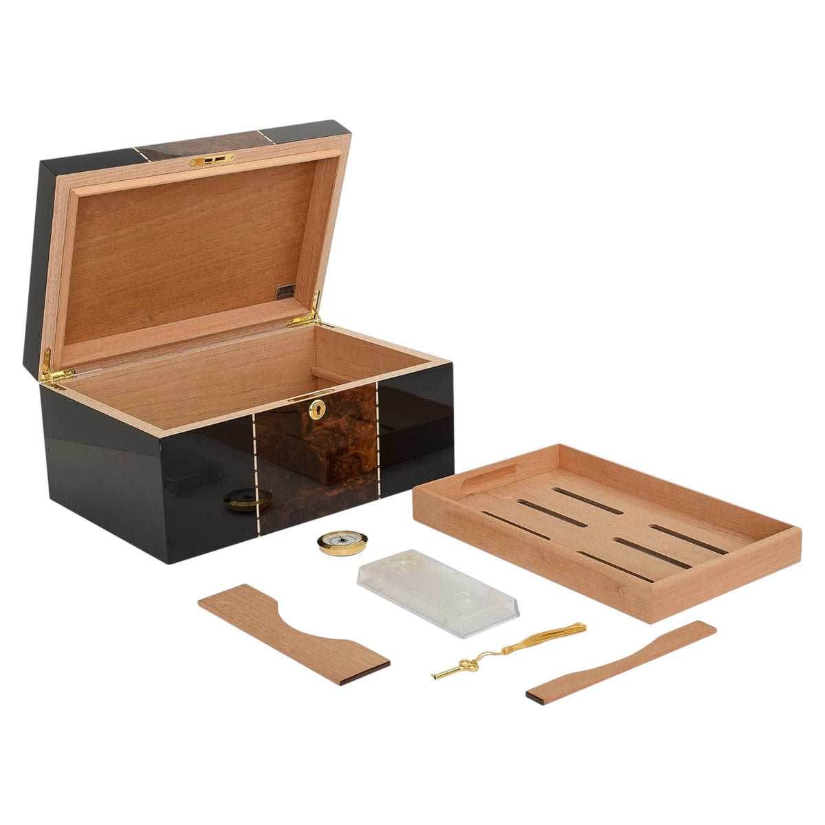 Humidor Supreme Conte 45-80 Cigar Desktop Humidor