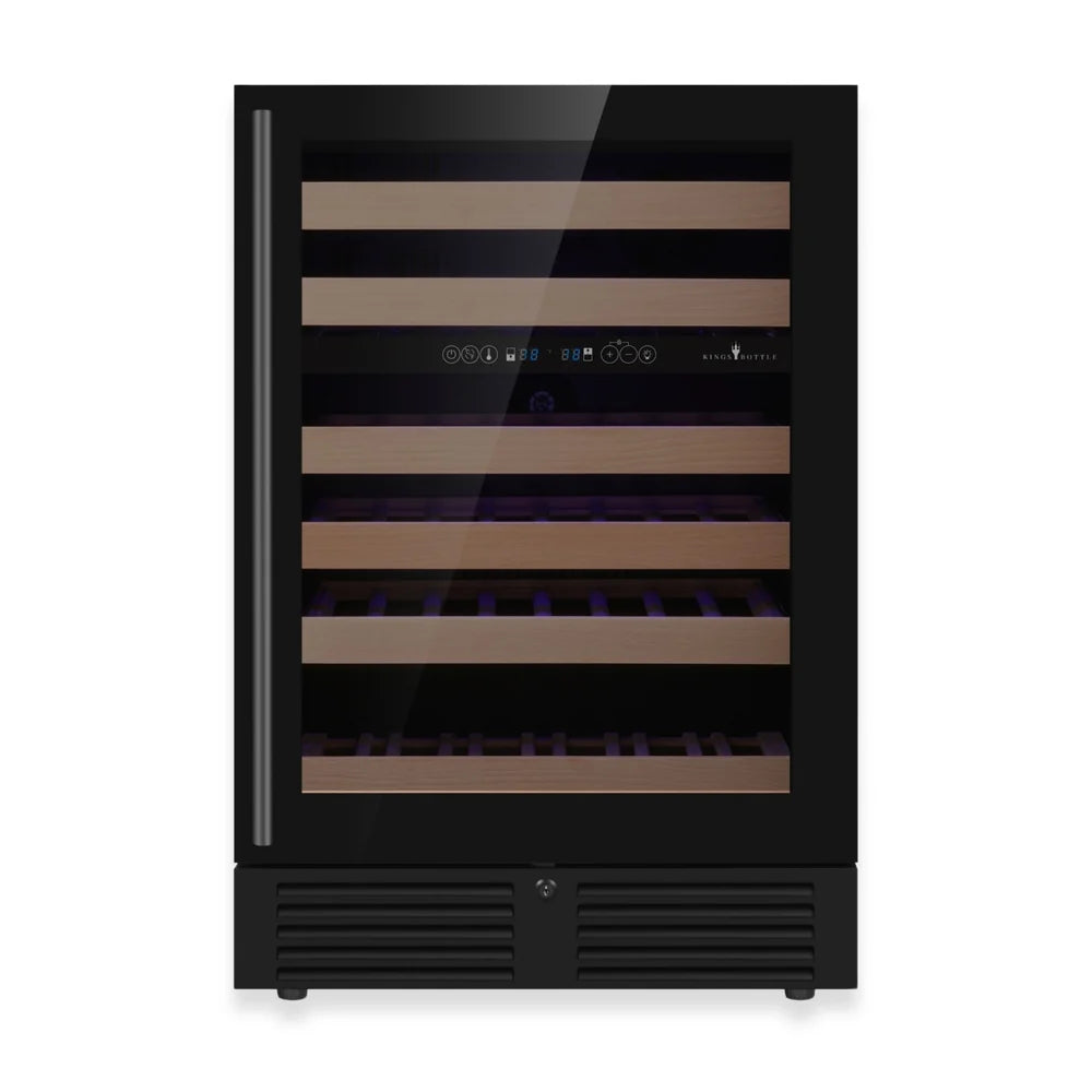 KingsBottle 46-Bottle Dual-Zone Undercounter Wine Fridge