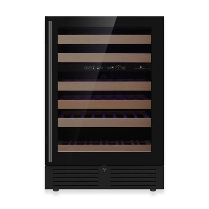 KingsBottle 46-Bottle Dual-Zone Undercounter Wine Fridge