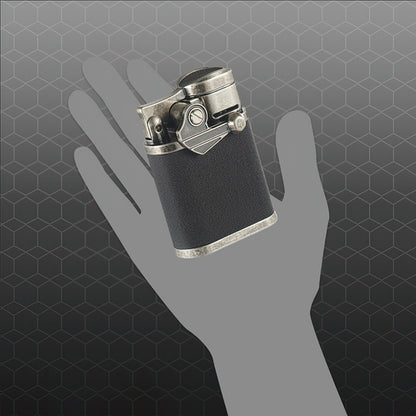 The Visol Orient Gunmetal and Black Crackle Quad Torch Cigar Lighter