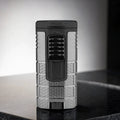 The XIKAR® Tactical Triple Gunmetal & Black In-Line Torch Lighter