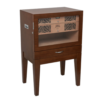 Humidor Supreme® Balthazar II End Table Humidor - Walnut Finish
