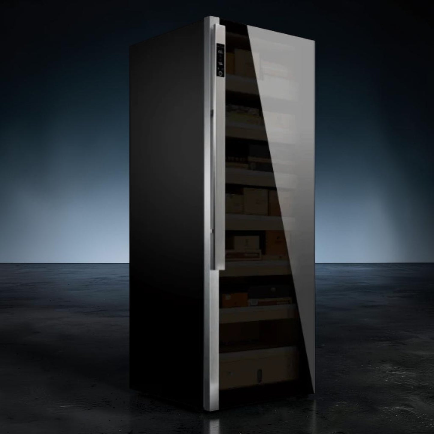 Raching DM56 Dark Matter Smart Electric Cigar Humidor (1500 Count)