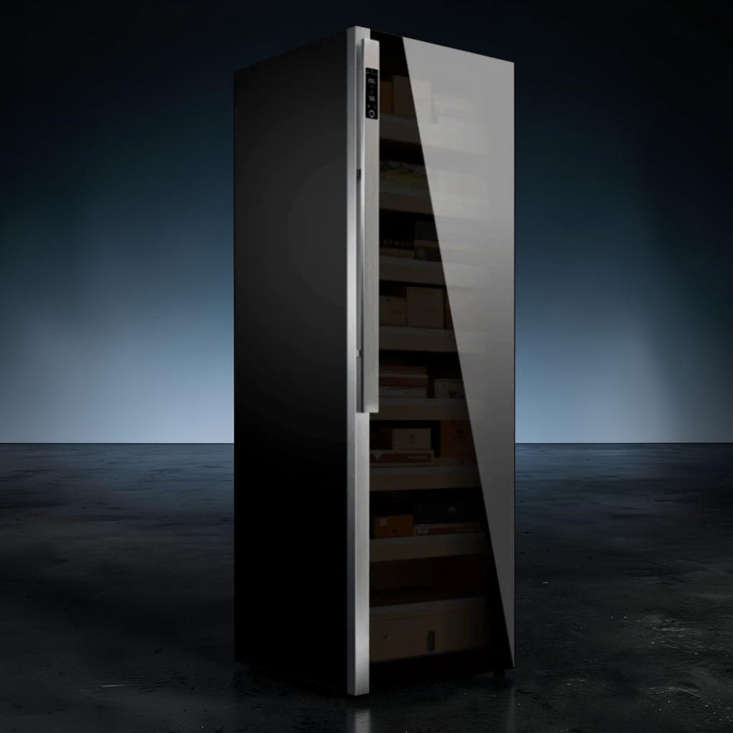 Raching DM58 Dark Matter Smart Electric Cigar Humidor (2000 Count)