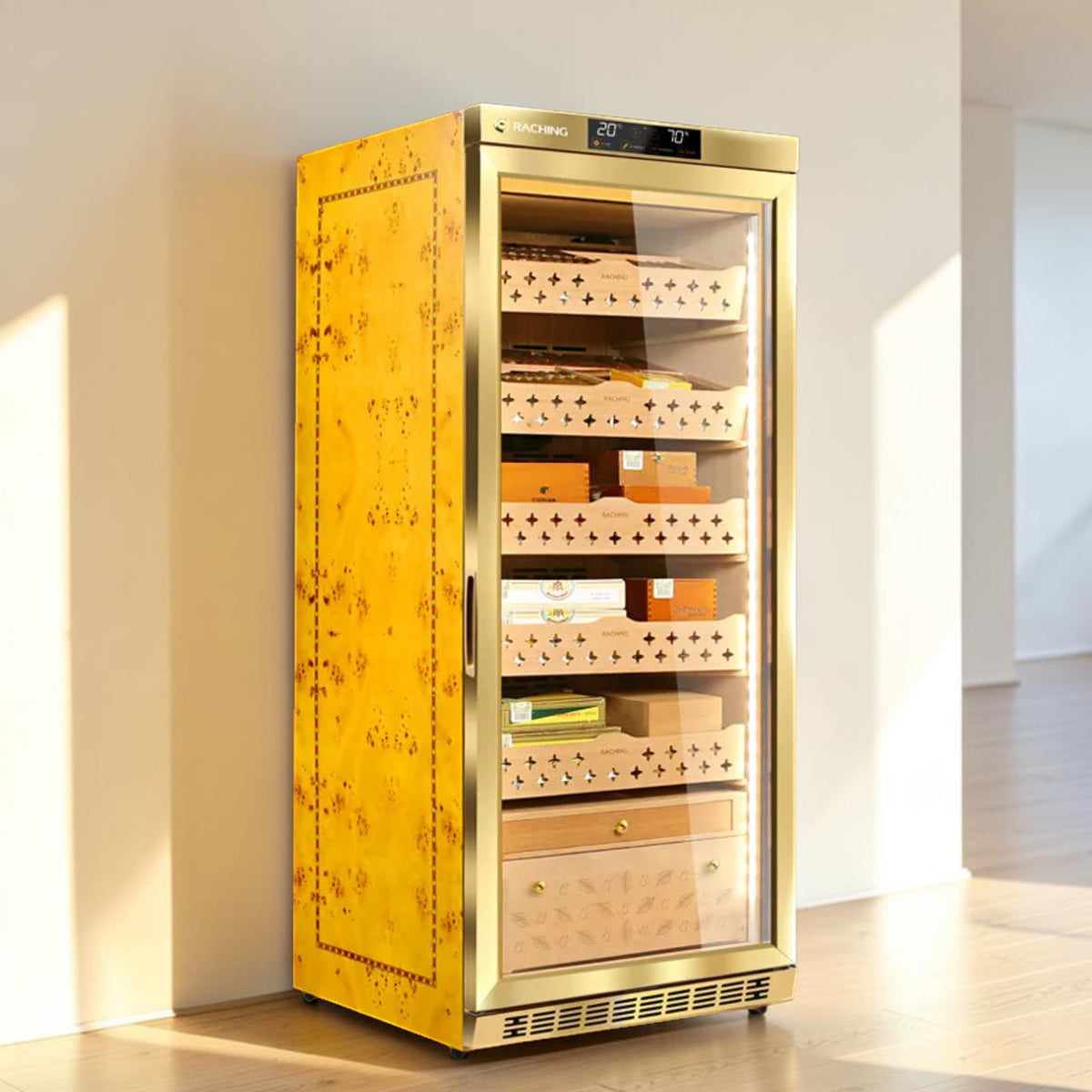 Raching MON1800A Electric Humidor 900 Cigar Capacity