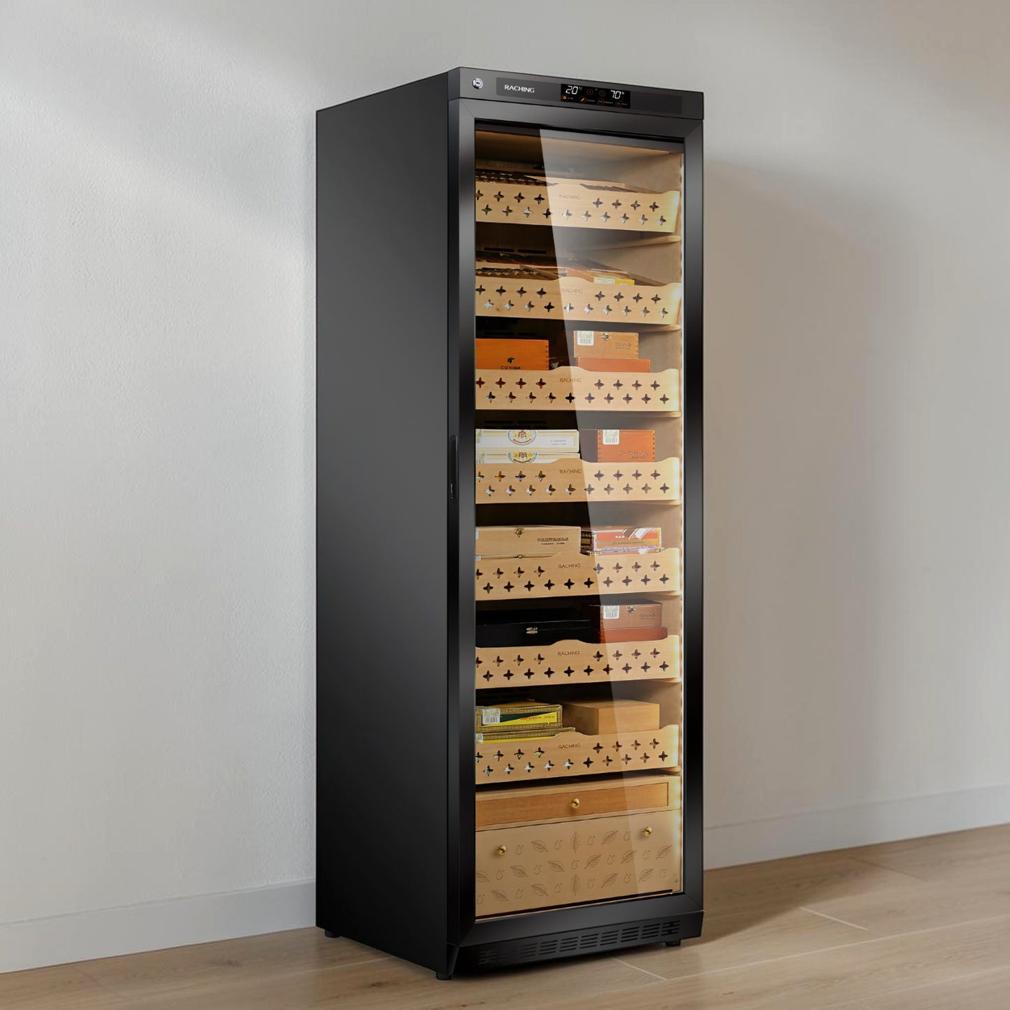 Raching MON3800A Electric Humidor 1,800 Cigar Capacity
