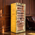 Raching MON5800A Gold Burl 3000-Cigar Climate Control Humidor