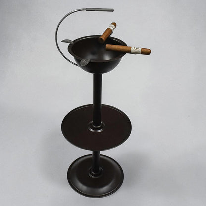 Stinky Cigar Floor Standing Ashtray with Accessory Tray
