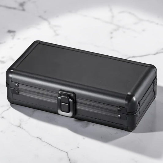 Visol Setke Black Matte Travel Cigar Case (Holds 4 Cigars)