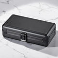 Visol Setke Black Matte Travel Cigar Case (Holds 4 Cigars)