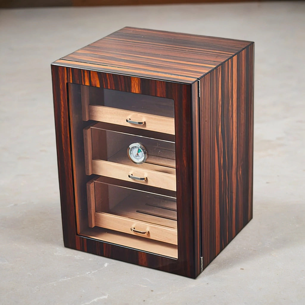 Visol Gorman Macassar Ebony Cabinet Humidor