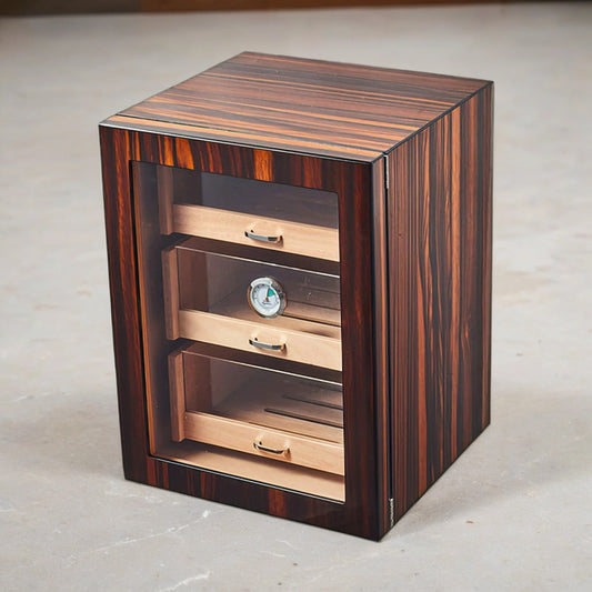 Visol Gorman Macassar Ebony Cabinet Humidor