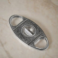 Wild West Antique Silver 60-Ring Gauge Single-Action V-Cut Cigar Cutter