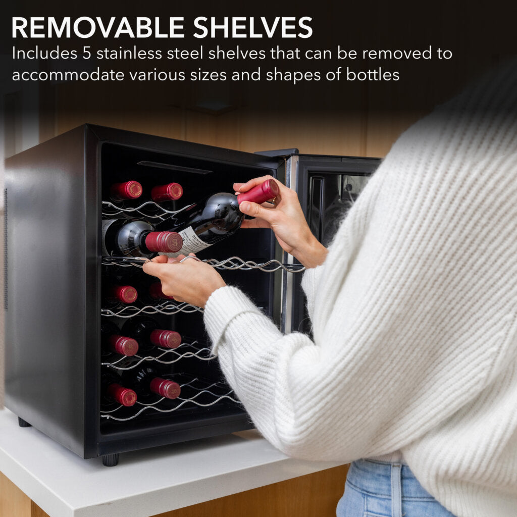Whynter 20-Bottle Thermoelectric Wine Cooler Single Zone
